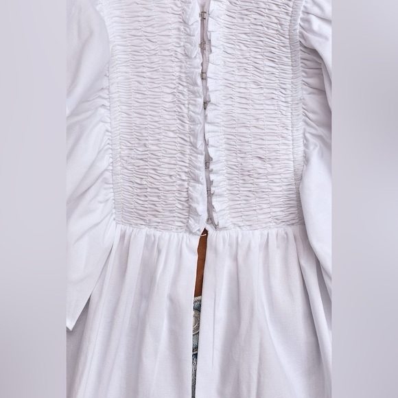 Lulu’s In A Ruffle White Ruffled Hook and Eye Top - Picture 5 of 11